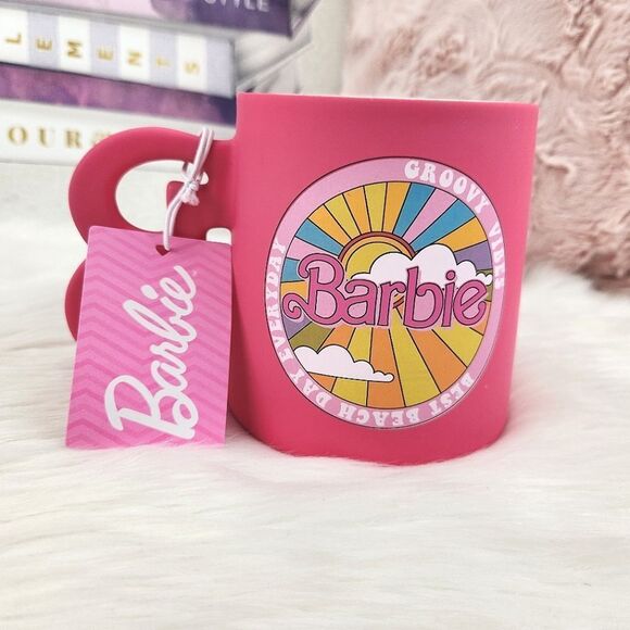{Barbie} Pink Groovy Coffee Mug - Picture 1 of 4